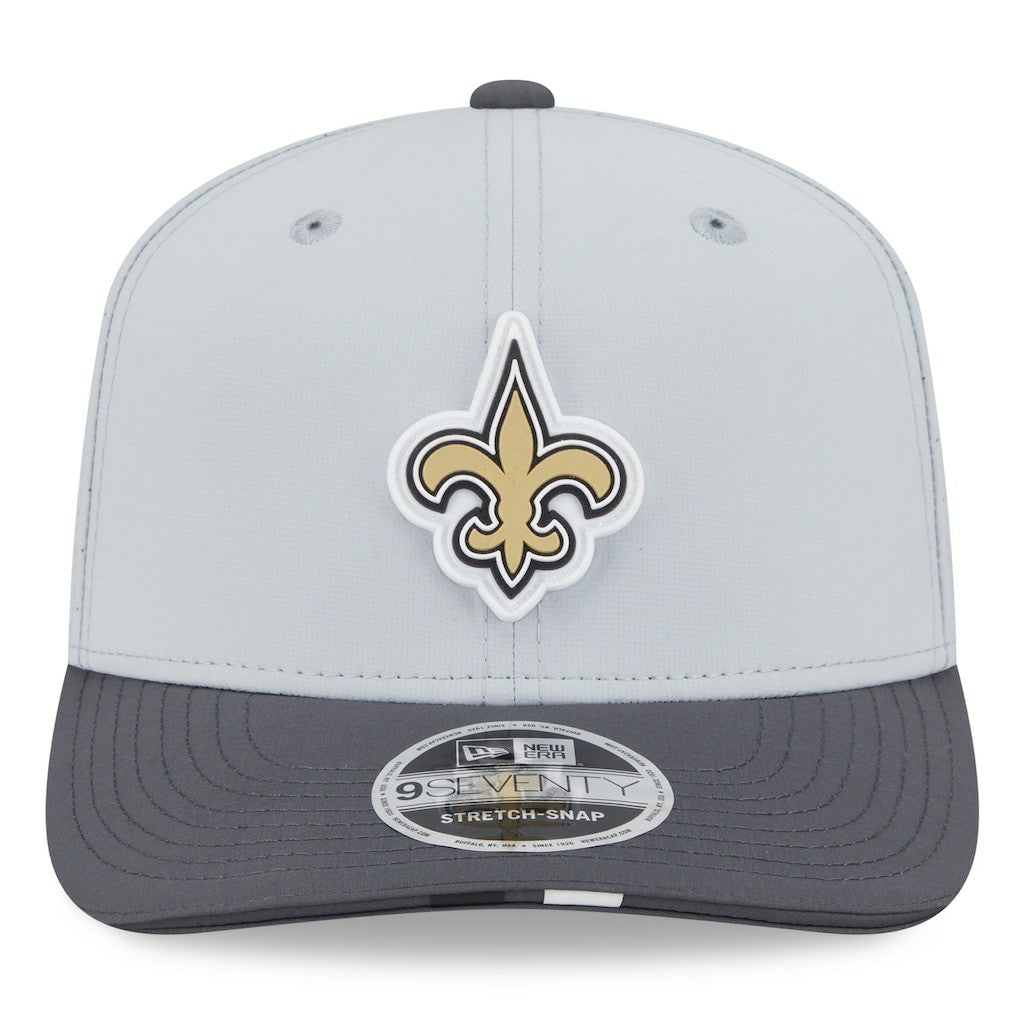 New Orleans Saints New Era 2025 NFL Training Camp 9SEVENTY Adjustable Hat Gray/Graphite