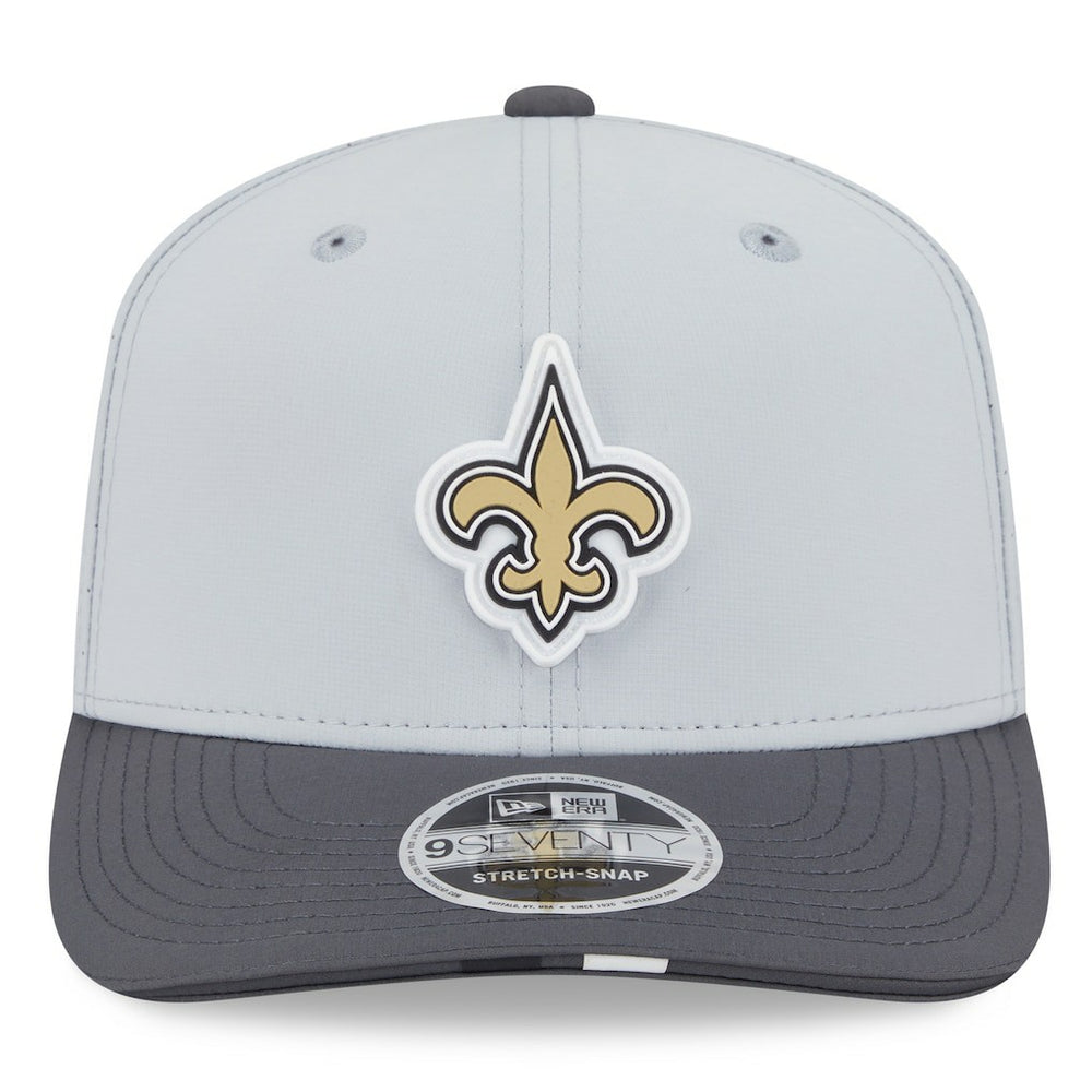 New Orleans Saints New Era 2025 NFL Training Camp 9SEVENTY Adjustable Hat Gray/Graphite