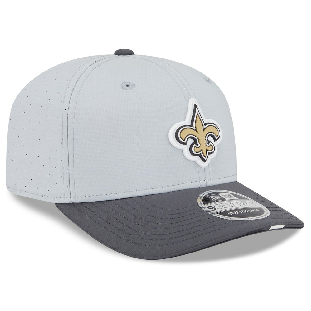 New Orleans Saints New Era 2025 NFL Training Camp 9SEVENTY Adjustable Hat Gray/Graphite