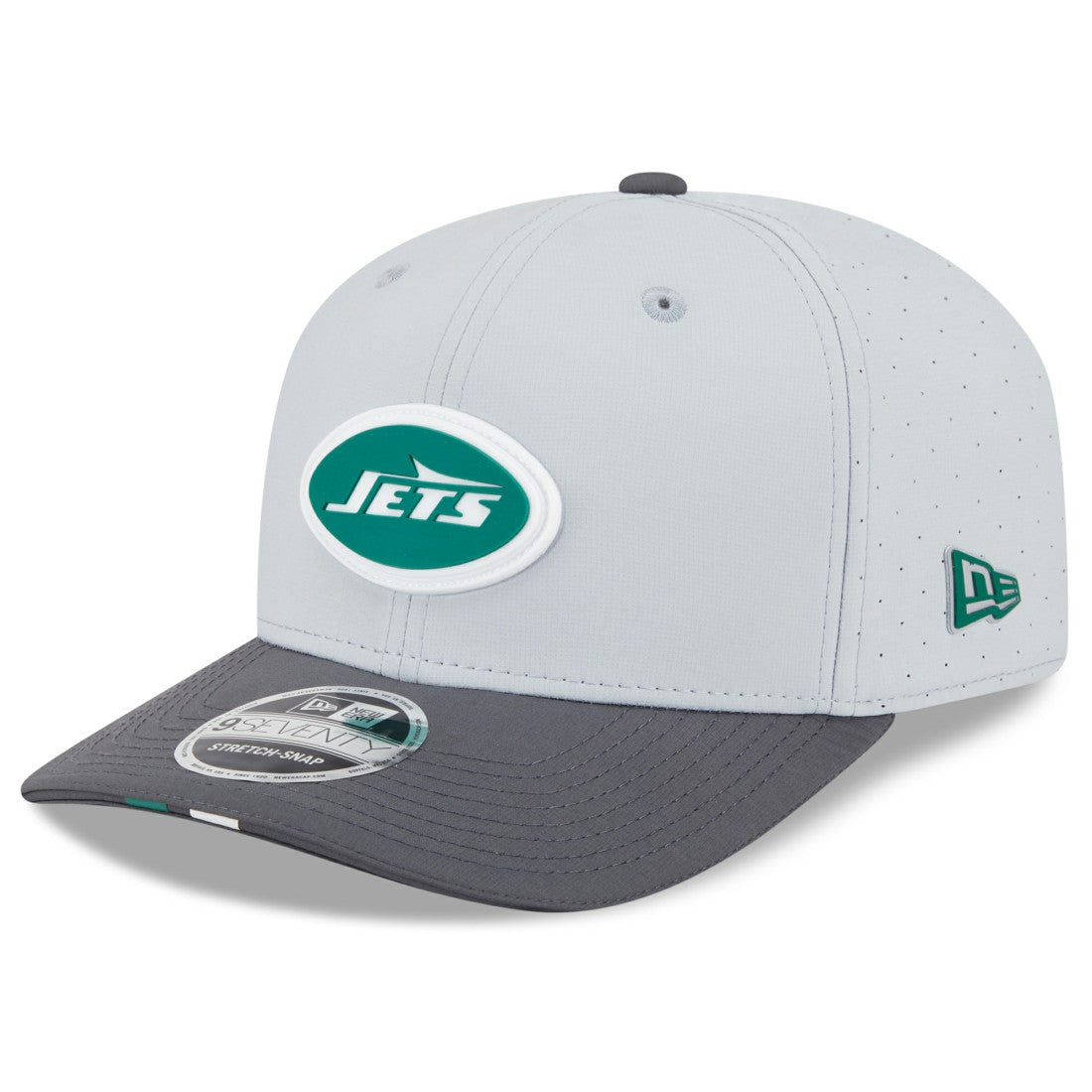 New York Jets New Era 2025 NFL Training Camp 9SEVENTY Adjustable Hat Gray/Graphite