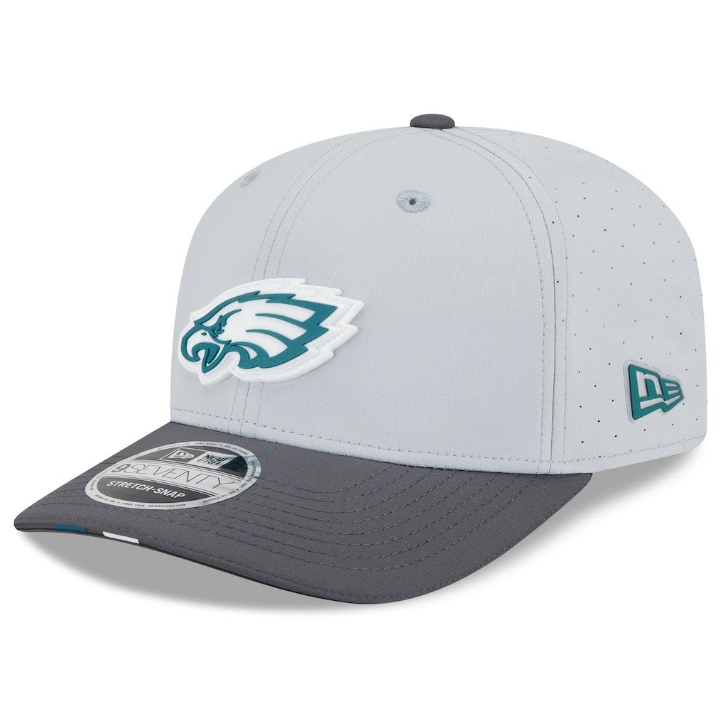 Philadelphia Eagles New Era 2025 NFL Training Camp 9SEVENTY Adjustable Hat Gray/Graphite