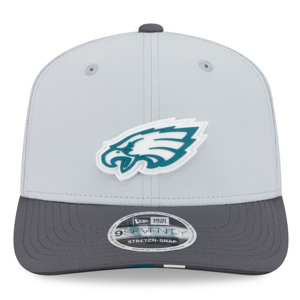 Philadelphia Eagles New Era 2025 NFL Training Camp 9SEVENTY Adjustable Hat Gray/Graphite