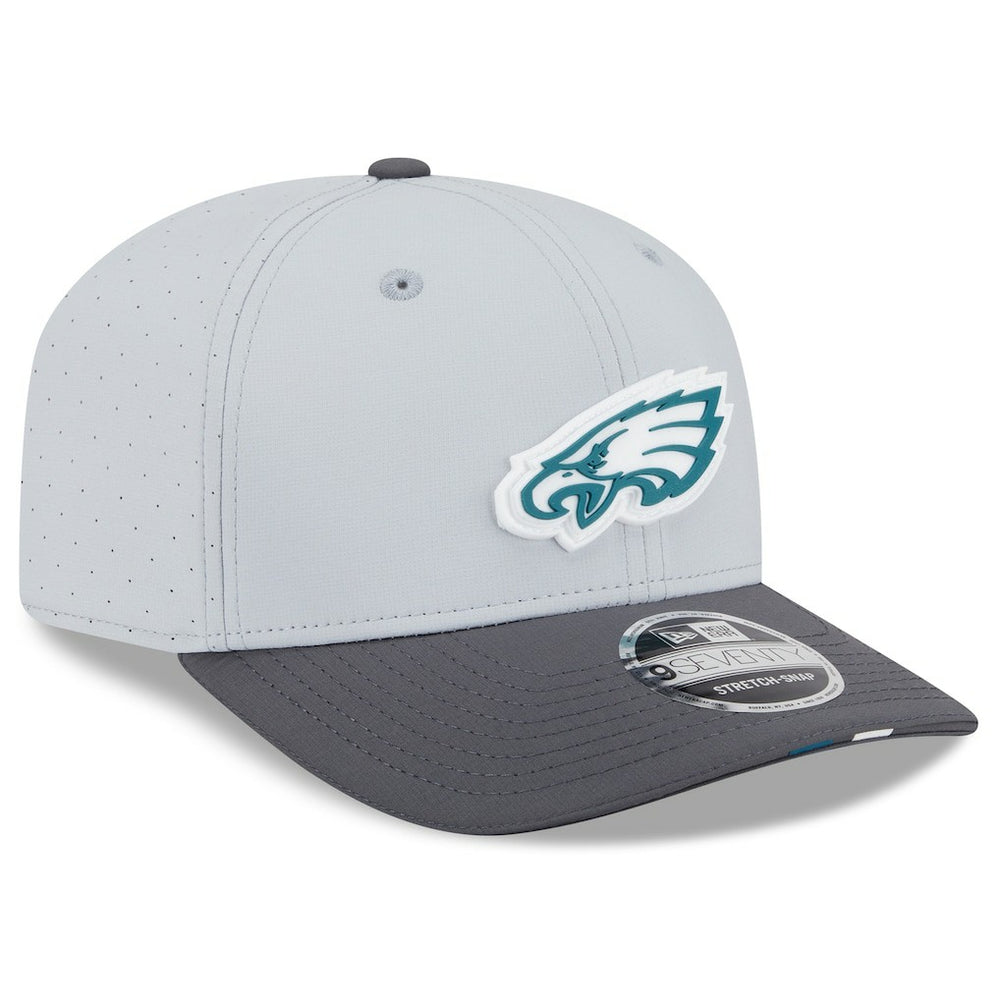 Philadelphia Eagles New Era 2025 NFL Training Camp 9SEVENTY Adjustable Hat Gray/Graphite