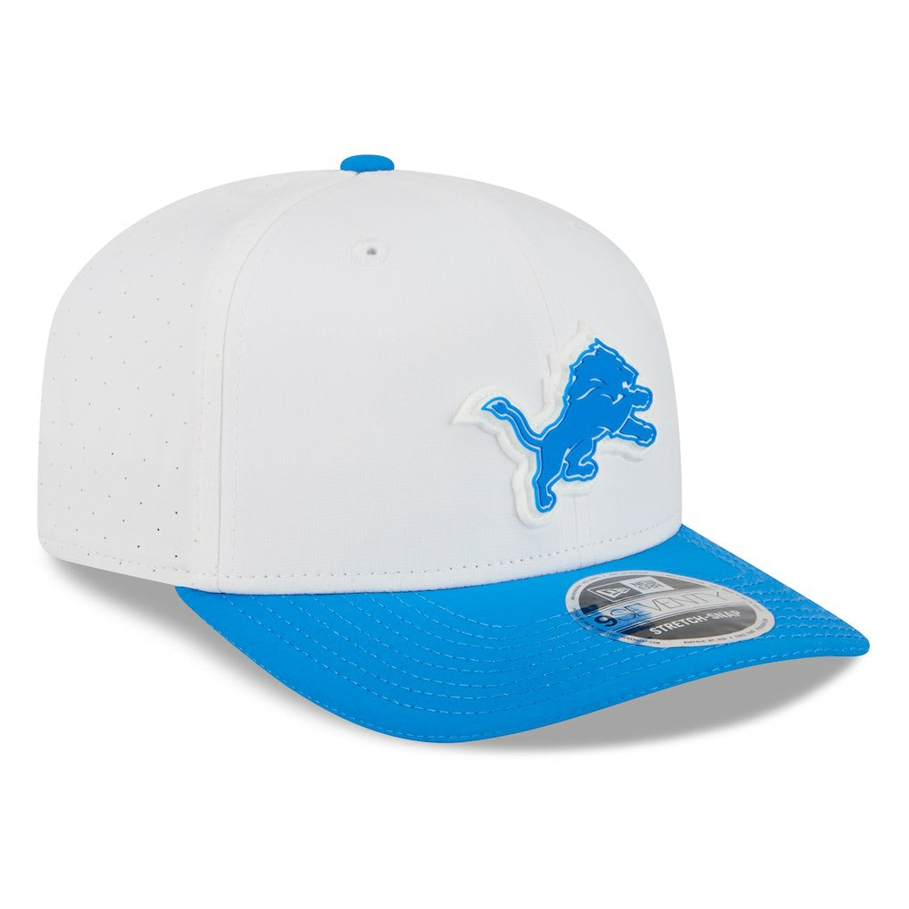 Detroit Lions New Era 2025 NFL Training Camp 9SEVENTY Adjustable Hat White/Blue