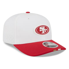 San Francisco 49ers New Era 2025 NFL Training Camp 9SEVENTY Adjustable Hat White/Scarlet