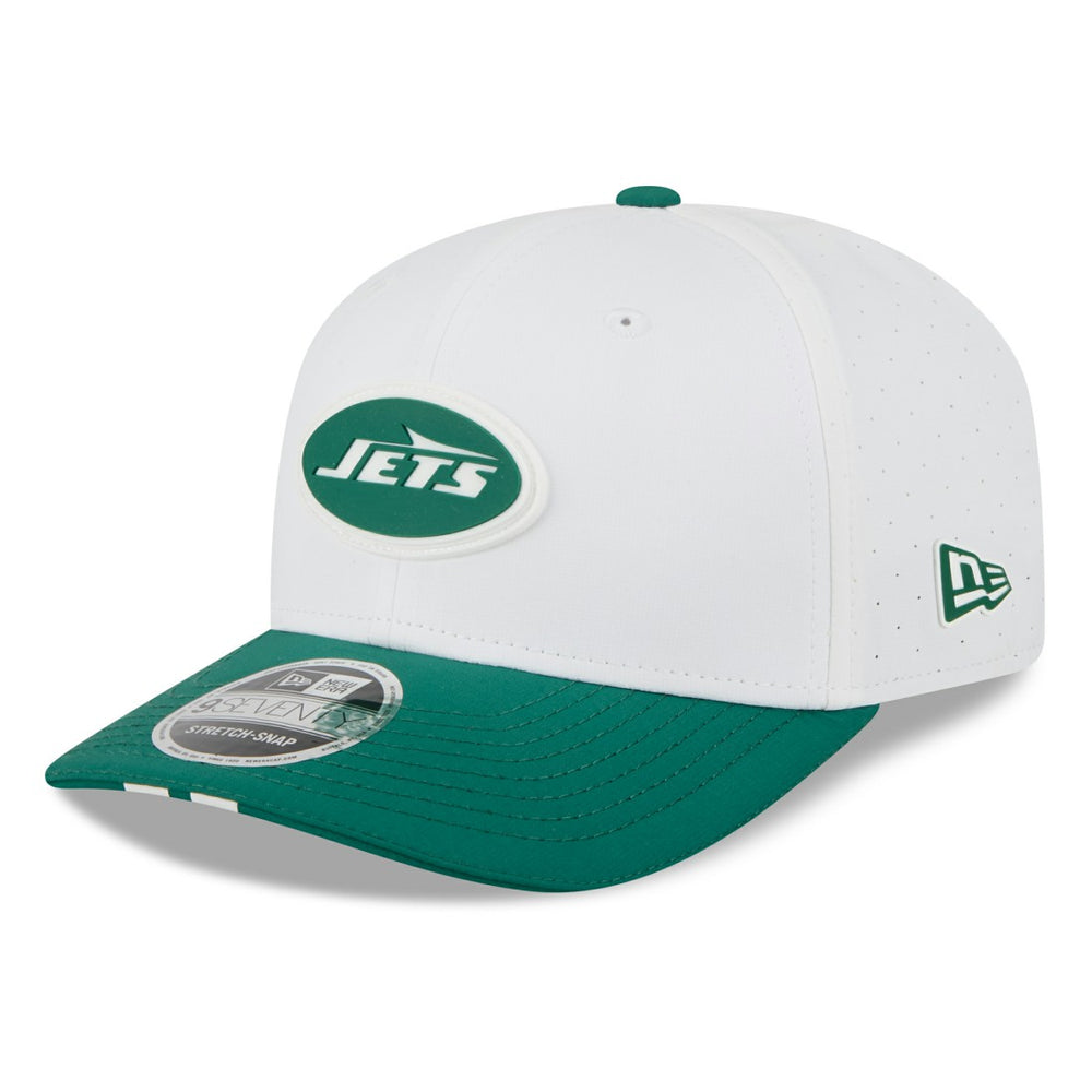 New York Jets New Era 2025 NFL Training Camp 9SEVENTY Adjustable Hat White/Green