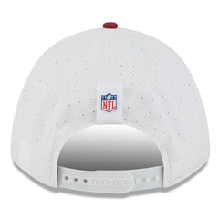 Washington Commanders New Era 2025 NFL Training Camp A-Frame 9FORTY Adjustable Hat White/Burgundy