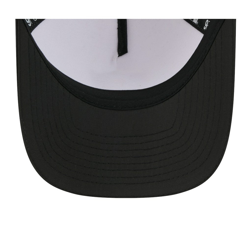 Las Vegas Raiders New Era 2025 NFL Training Camp A-Frame 9FORTY Adjustable Hat White/Black