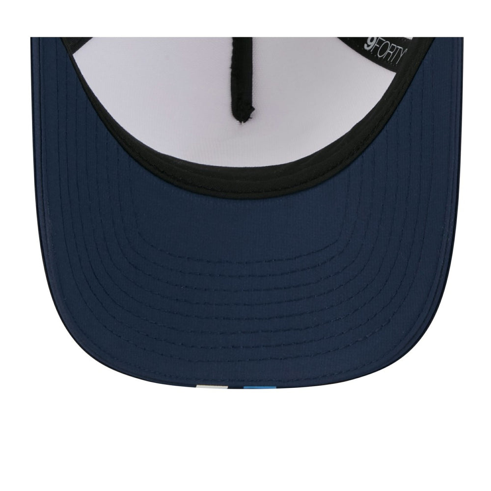 Tennessee Titans New Era 2025 NFL Training Camp A-Frame 9FORTY Adjustable Hat White/Navy