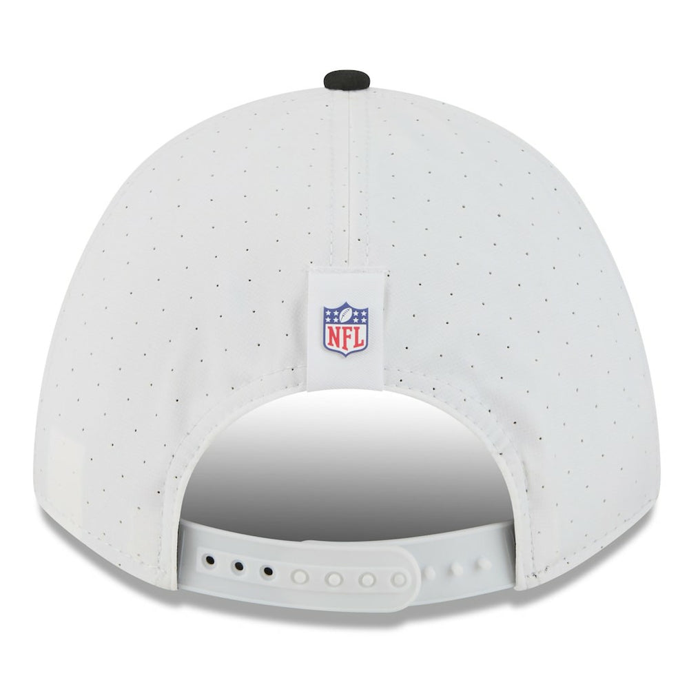 New Orleans Saints New Era 2025 NFL Training Camp A-Frame 9FORTY Adjustable Hat White/Black
