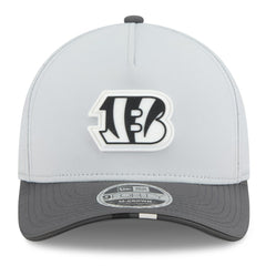 Cincinnati Bengals New Era 2025 NFL Training Camp A-Frame 9FORTY Adjustable Hat Gray/Graphite