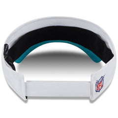 Miami Dolphins New Era 2025 NFL Training Camp Adjustable Visor White/Aqua