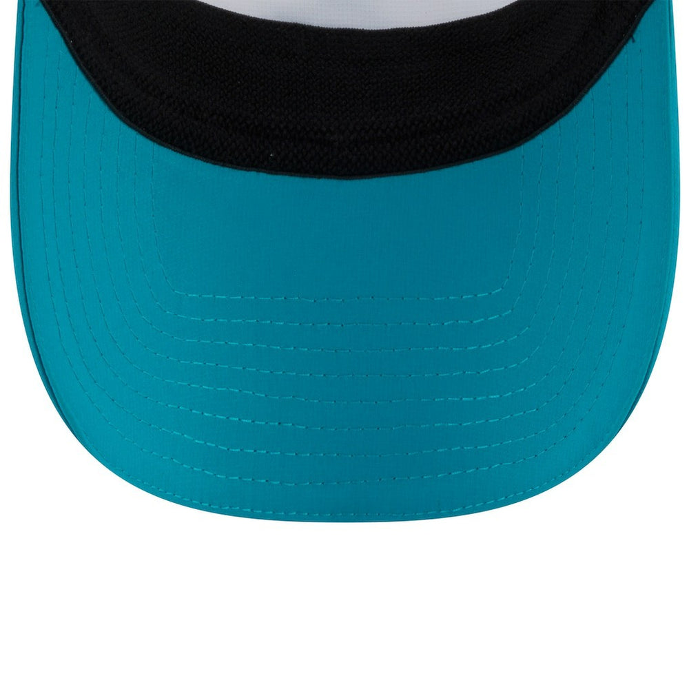 Miami Dolphins New Era 2025 NFL Training Camp Adjustable Visor White/Aqua