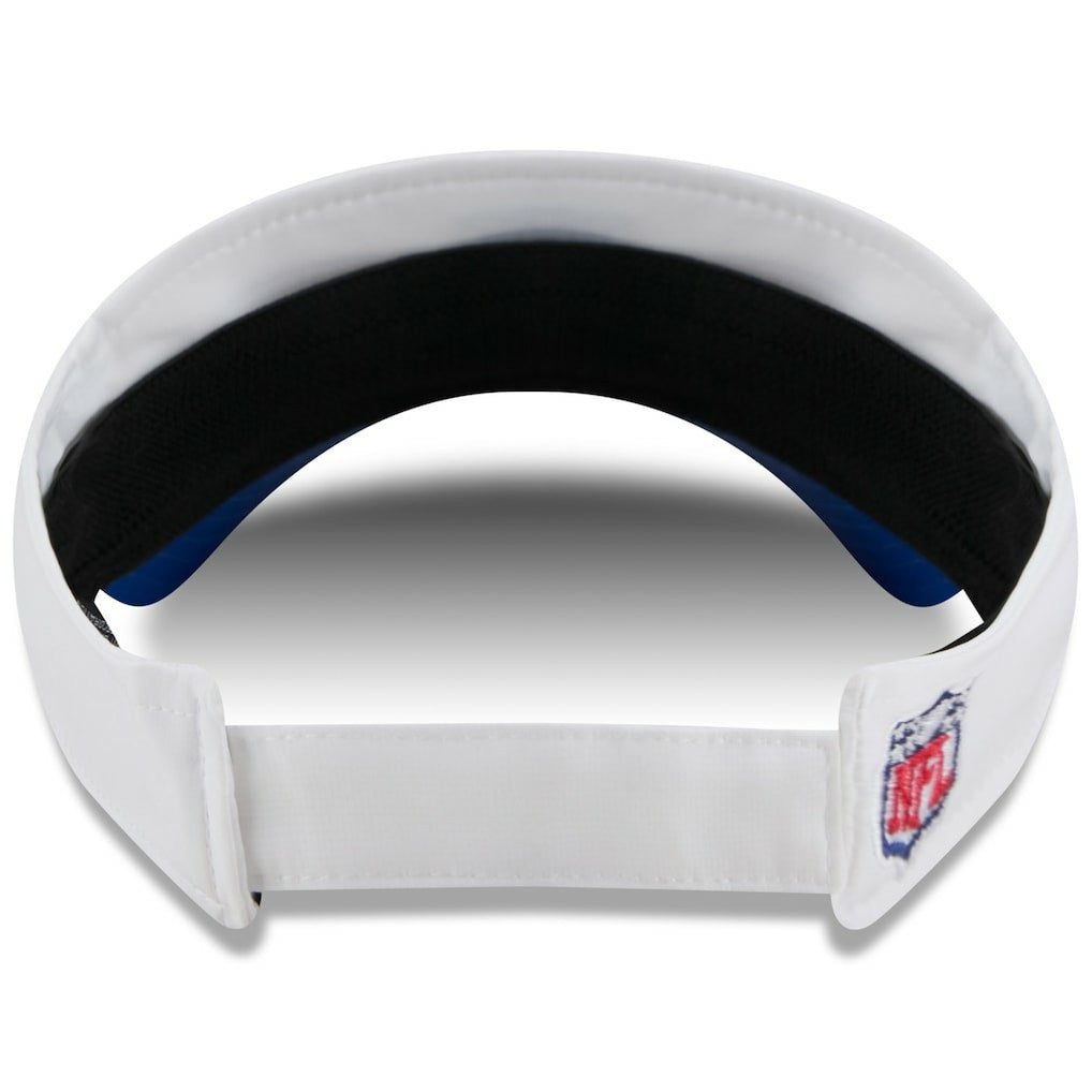 New York Giants New Era 2025 NFL Training Camp Adjustable Visor White/Royal