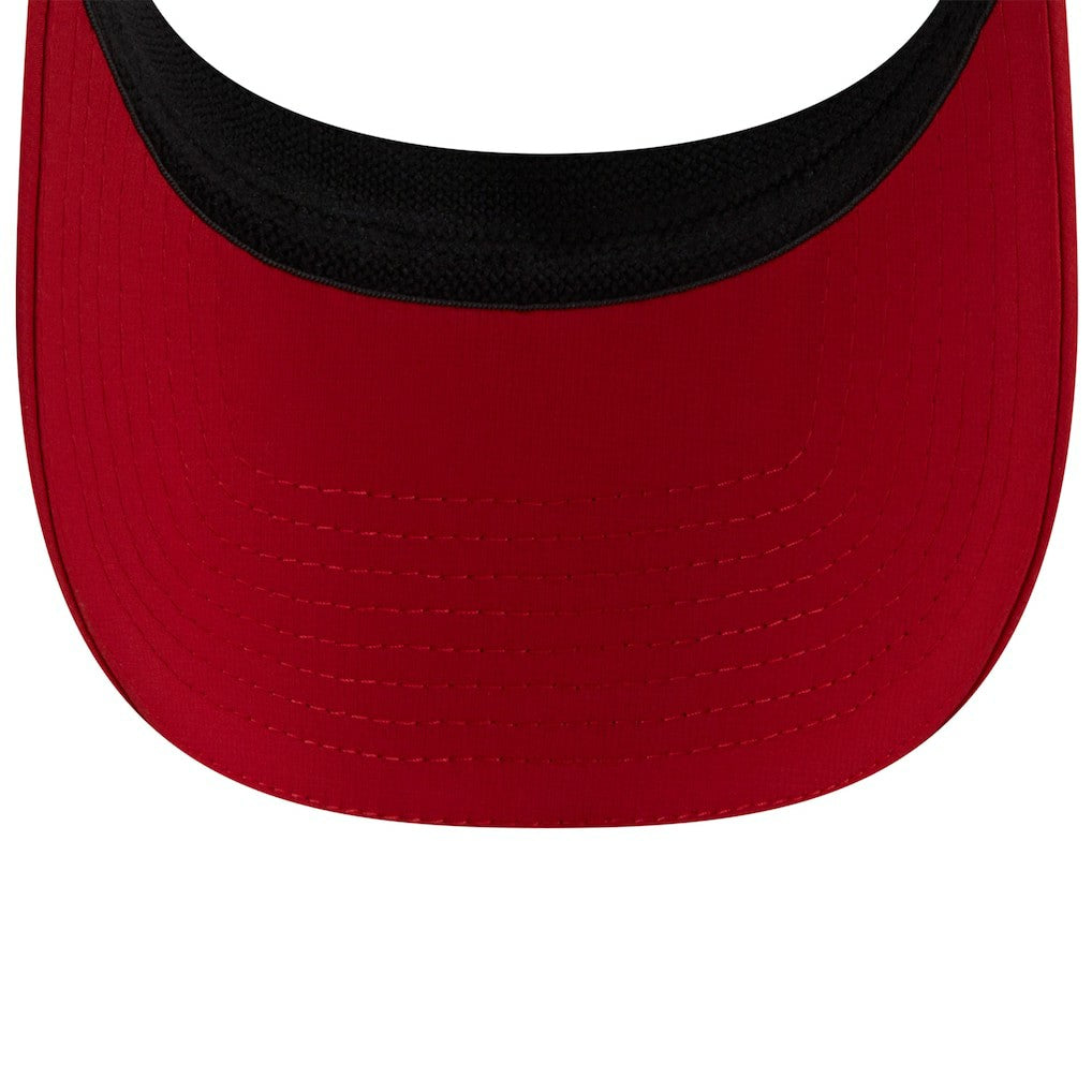 San Francisco 49ers New Era 2025 NFL Training Camp Adjustable Visor White/Scarlet