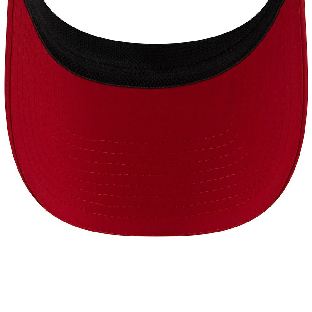 San Francisco 49ers New Era 2025 NFL Training Camp Adjustable Visor White/Scarlet