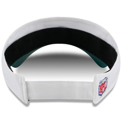 Philadelphia Eagles New Era 2025 NFL Training Camp Adjustable Visor White/Midnight Green