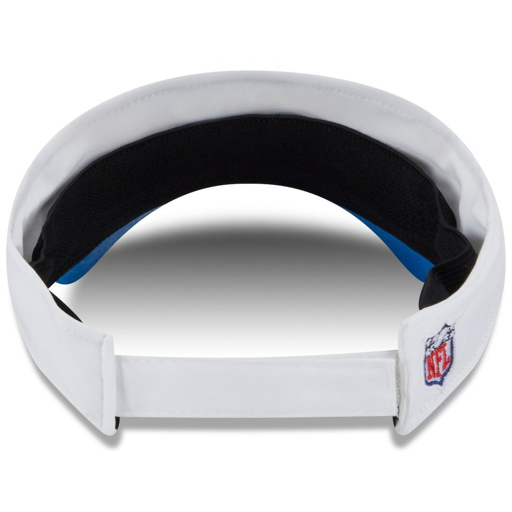 Detroit Lions New Era 2025 NFL Training Camp Adjustable Visor White/Blue
