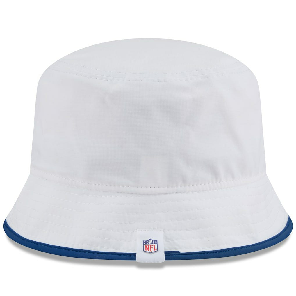Indianapolis Colts New Era 2025 NFL Training Camp Stretch Bucket Hat White