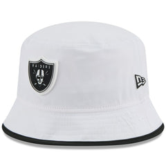 Las Vegas Raiders New Era 2025 NFL Training Camp Stretch Bucket Hat White