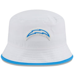 Los Angeles Chargers New Era 2025 NFL Training Camp Stretch Bucket Hat White