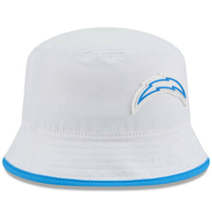 Los Angeles Chargers New Era 2025 NFL Training Camp Stretch Bucket Hat White