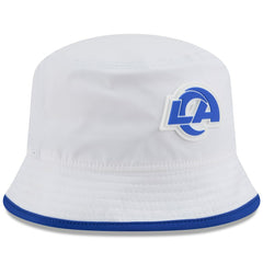 Los Angeles Rams New Era 2025 NFL Training Camp Stretch Bucket Hat White