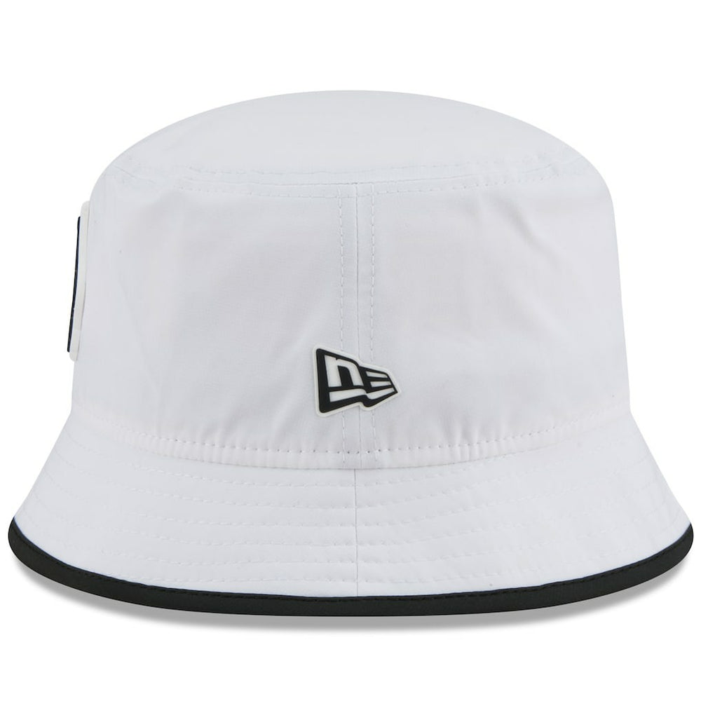 New Orleans Saints New Era 2025 NFL Training Camp Stretch Bucket Hat White
