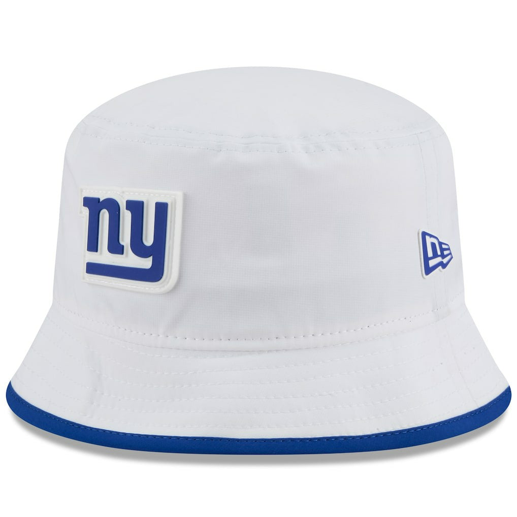 New York Giants New Era 2025 NFL Training Camp Stretch Bucket Hat White