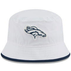 Denver Broncos New Era 2025 NFL Training Camp Stretch Bucket Hat White
