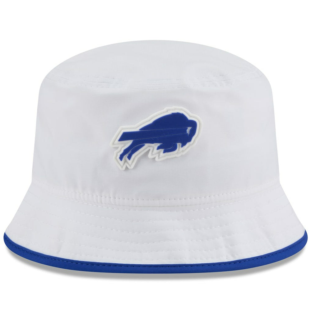 Buffalo Bills New Era 2025 NFL Training Camp Stretch Bucket Hat White