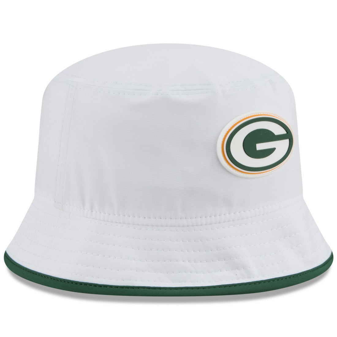 Green Bay Packers New Era 2025 NFL Training Camp Stretch Bucket Hat White