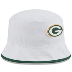 Green Bay Packers New Era 2025 NFL Training Camp Stretch Bucket Hat White