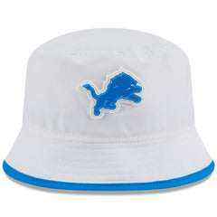 Detroit Lions New Era 2025 NFL Training Camp Stretch Bucket Hat White
