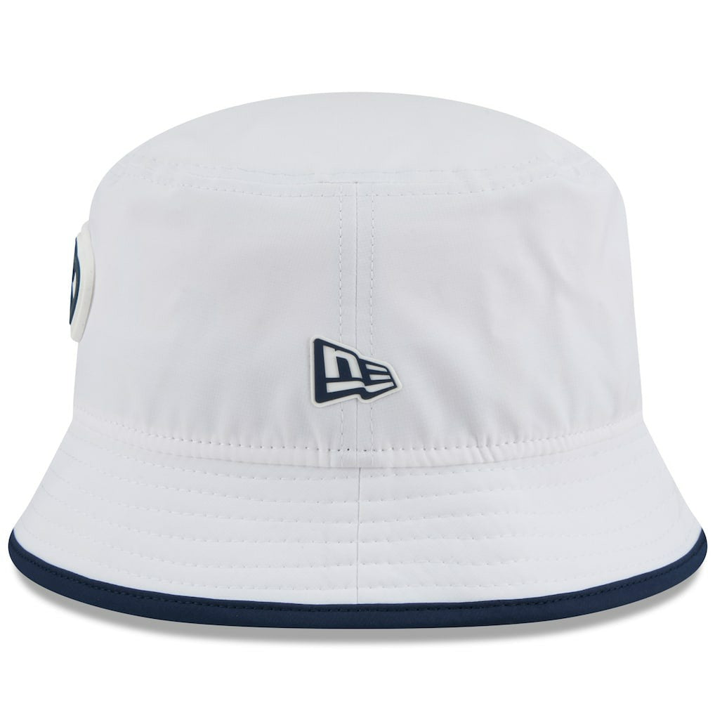 Seattle Seahawks New Era 2025 NFL Training Camp Stretch Bucket Hat White