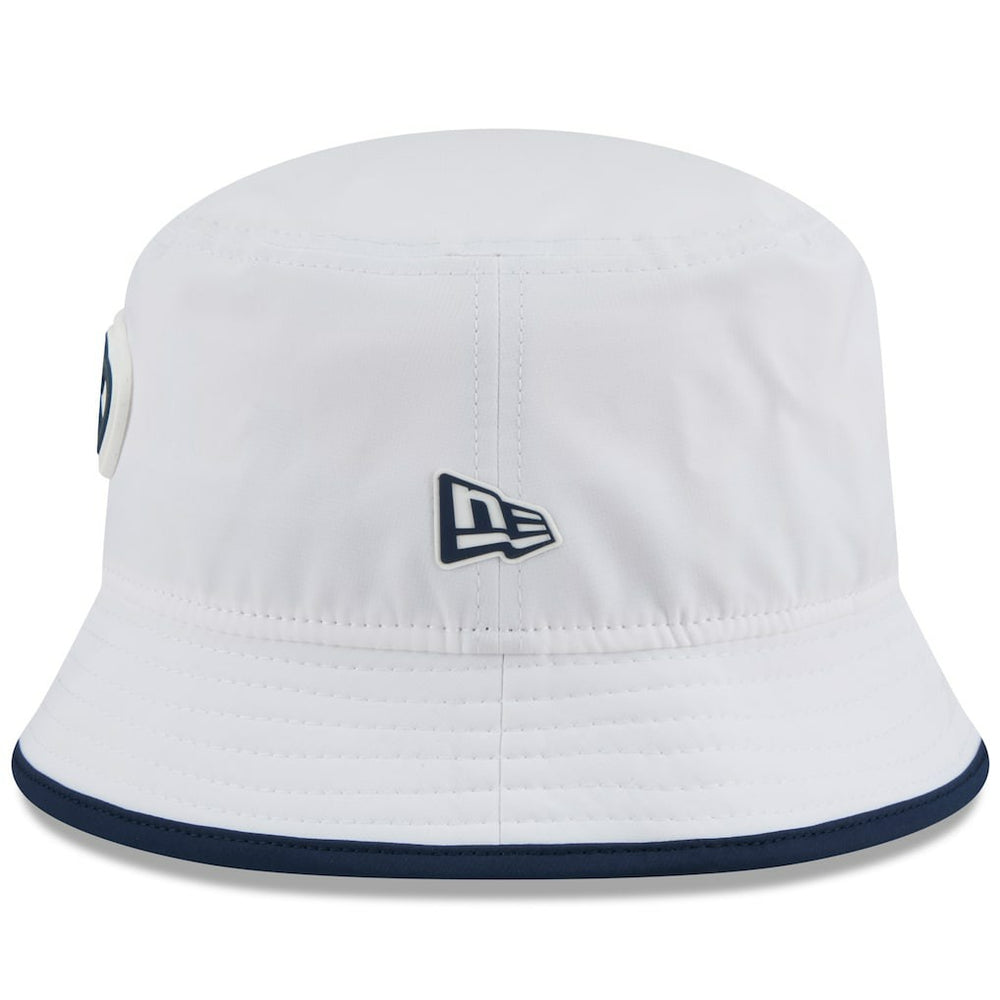 Seattle Seahawks New Era 2025 NFL Training Camp Stretch Bucket Hat White