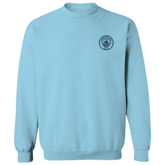 Manchester City Vive La Fete Women's Impressions Artwork Pullover Sweatshirt Sky Blue