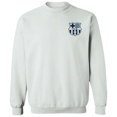 Barcelona Vive La Fete Women's Impressions Artwork Pullover Sweatshirt White