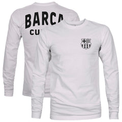 Barcelona 1863FC Back Team Arch Long Sleeve T-Shirt Gray