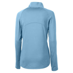St. Louis Cardinals Cutter & Buck Women's Raglan Adapt Eco Knit Stretch Recycled Half-Zip Top - Powder Blue - MLB on Sale