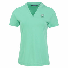 Houston Astros Cutter & Buck Forge Heathered Stretch Blade Top - Heather Mint - MLB Online