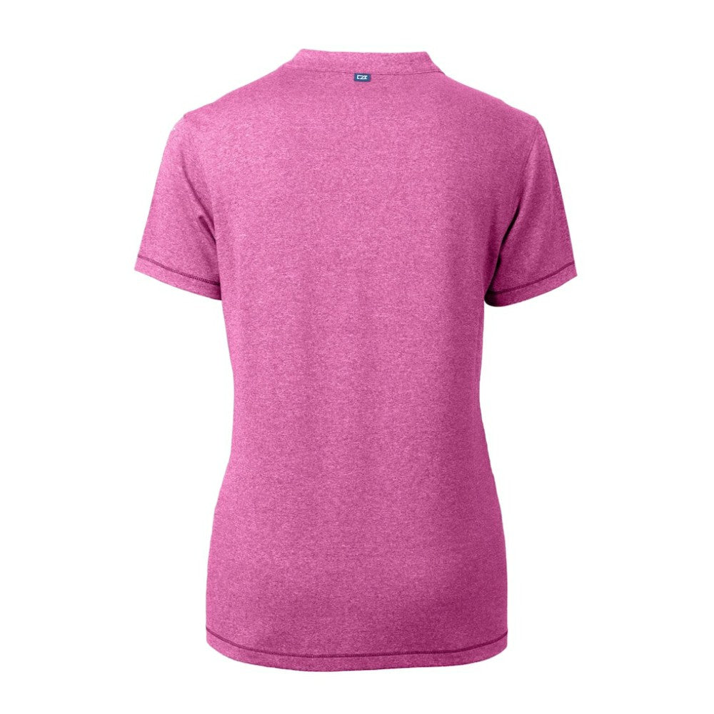 San Diego Padres Cutter & Buck Forge Heathered Stretch Blade Top - Light Pink - MLB on Sale