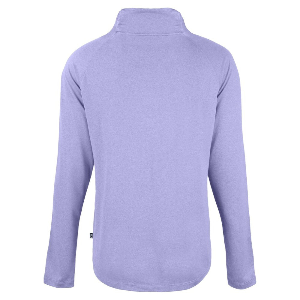 Minnesota Twins Cutter & Buck Women's Coastline Epic Comfort Eco Recycled Funnel Neck Pullover Top - Lavender - MLB Online