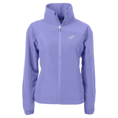 Los Angeles Dodgers Cutter & Buck Women's Charter Eco Recycled Full-Zip Jacket - Lavender - MLB Lifestyle