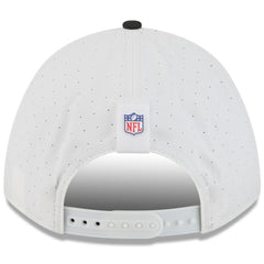 Las Vegas Raiders New Era Youth 2025 NFL Training Camp A-Frame 9FORTY Adjustable Hat White/Black