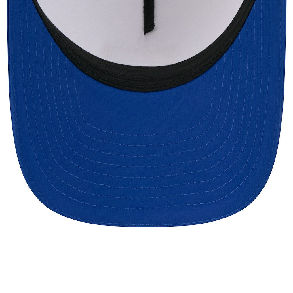 New York Giants New Era Youth 2025 NFL Training Camp A-Frame 9FORTY Adjustable Hat White/Royal