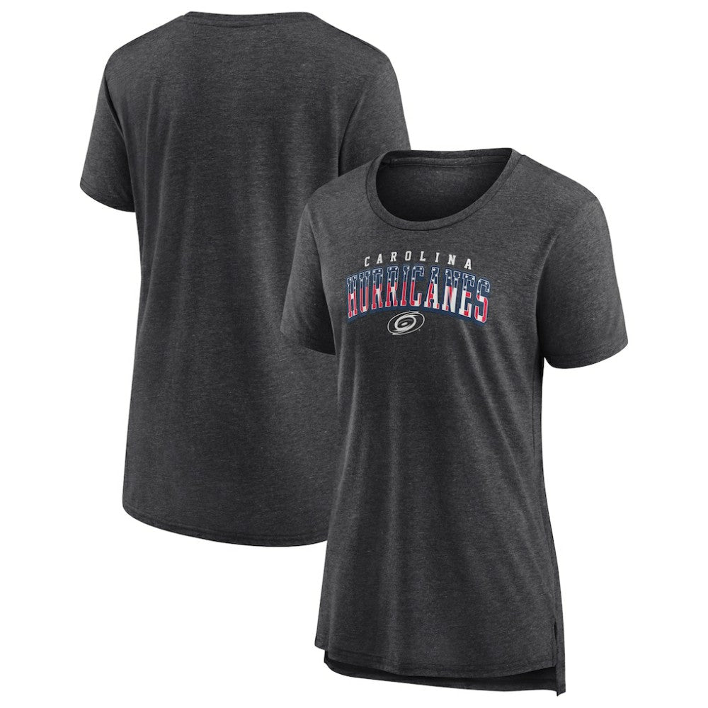 Carolina Hurricanes Women's Proud Tri-Blend T-Shirt - Gray - NHL 202552476