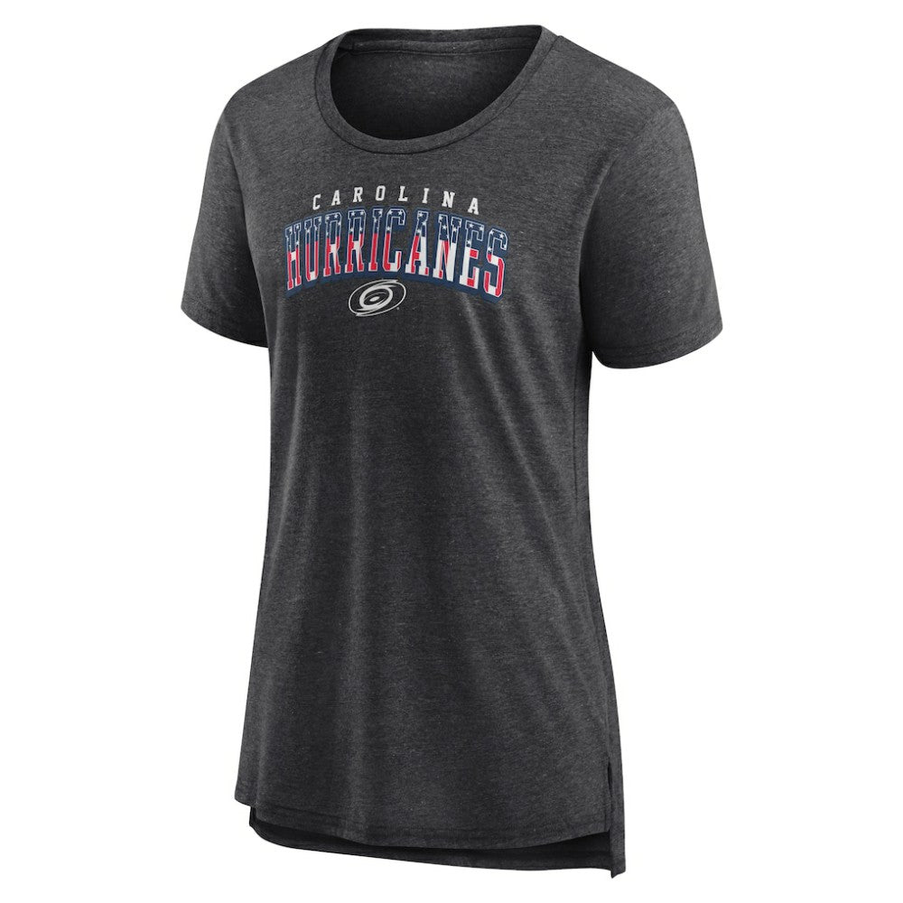 Carolina Hurricanes Women's Proud Tri-Blend T-Shirt - Gray - NHL 202552476
