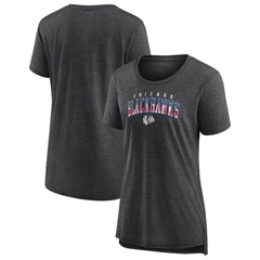Chicago Blackhawks Women's Proud Tri-Blend T-Shirt - Gray - NHL 202552477