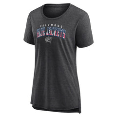 Columbus Blue Jackets Women's Proud Tri-Blend T-Shirt - Gray - NHL 202552479